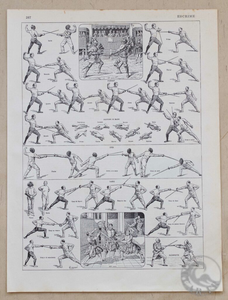 L'Escrime : Art et Technique du Fleuret, de l'Épée et du Sabre, 1930