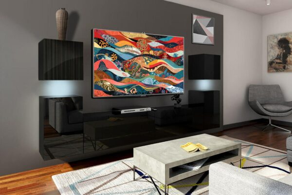 Océans, œuvre originale pour téléviseur, Samsung TV Frame, veille Chromcast, HD optimisée téléviseurs tableaux