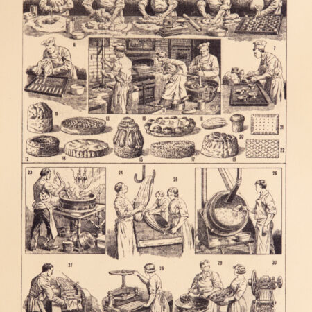 Poster vintage La Pâtisserie