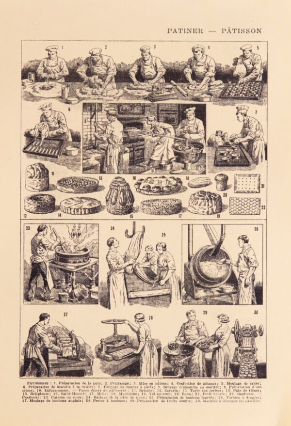 Poster vintage La Pâtisserie