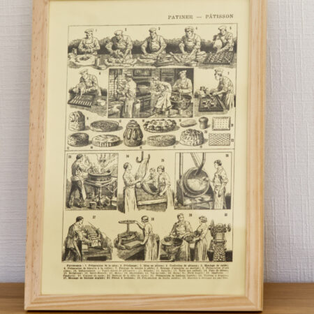 Poster vintage La Pâtisserie