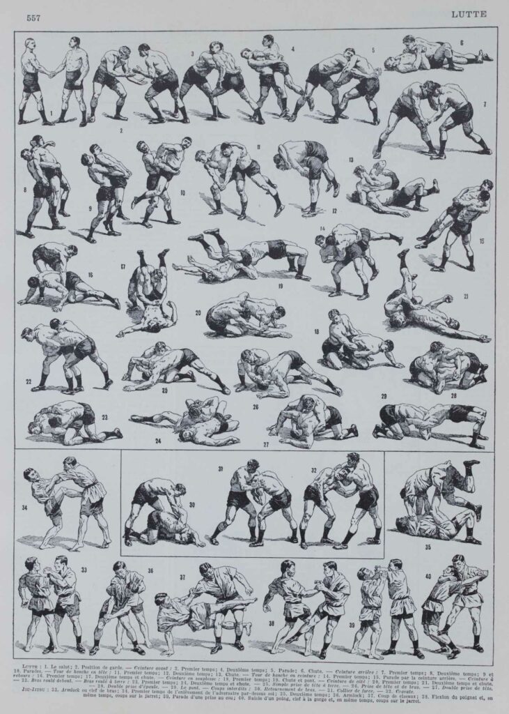 L’Art de la Lutte en 1930, en 40 prises et mouvements détaillés