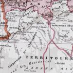 carte ancienne algérie, planche originale années 1930