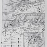 carte ancienne algérie, planche originale années 1930