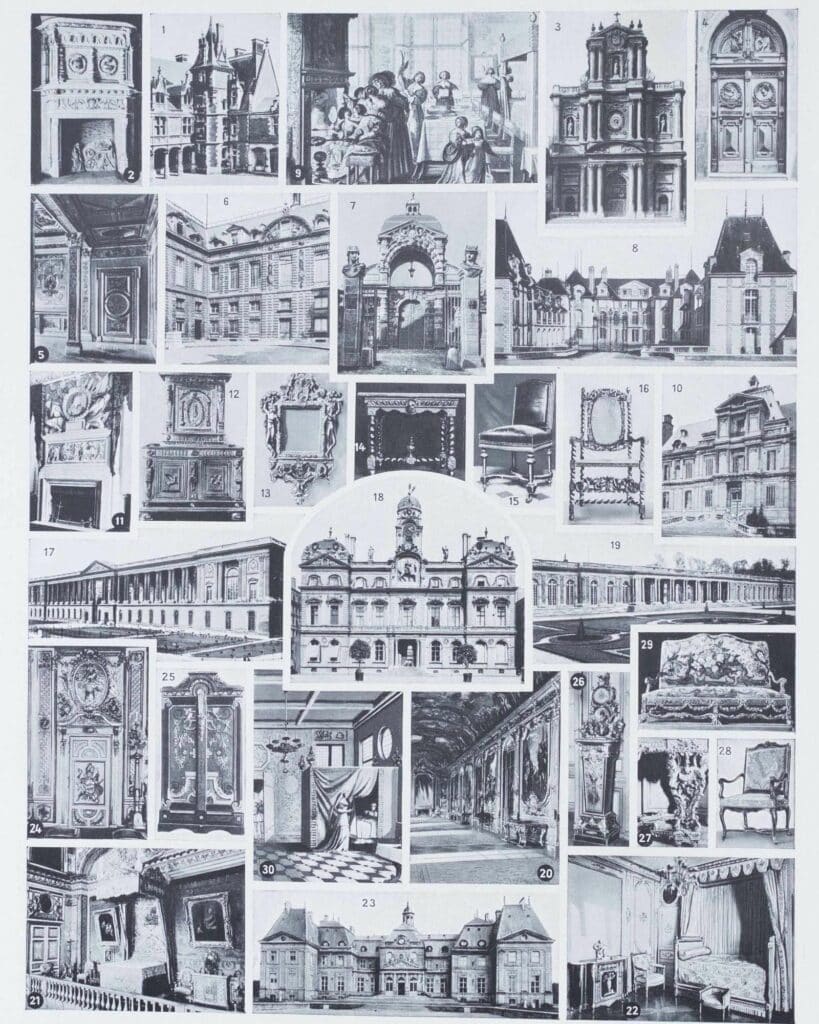 Styles Louis : cinq siècles de mobilier et d'architecture française, 1930
