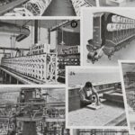 soieries, 22 tissus en couleurs et fabrication de la soie, planche 1930