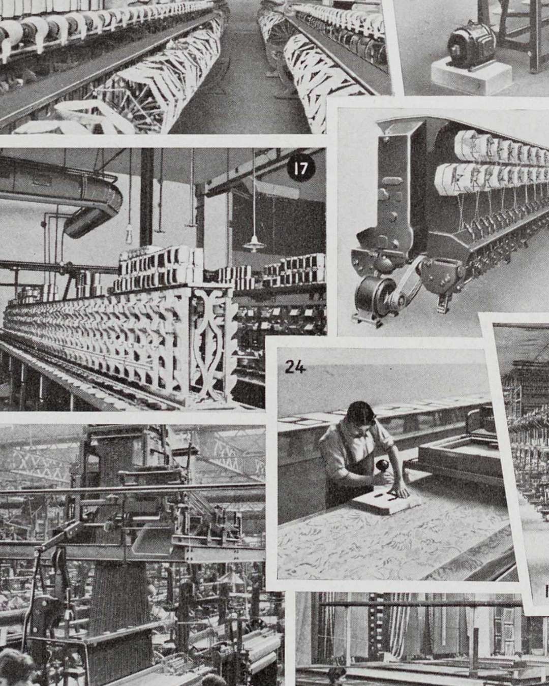 soieries, 22 tissus en couleurs et fabrication de la soie, planche 1930