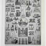 télégraphe, téléphone et t.s.f., de chappe à marconi, planche encyclopédique originale 1930