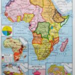 carte politique et thématique de l’afrique, 1948