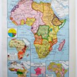 carte politique et thématique de l’afrique, 1948