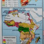 carte politique et thématique de l’afrique, 1948