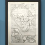 carte politique et thématique de l’afrique, 1948