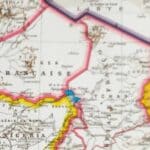 carte politique et thématique de l’afrique occidentale française, original 1948