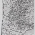 carte ancienne alpes, planche originale années 1930