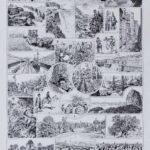 carte ancienne amérique, planche originale années 1930
