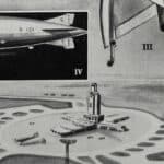 planche ancienne aviation, original 1950