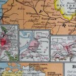 planche ancienne belgique, carte couleur et verso photo, original vers 1950
