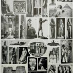 carte ancienne Égypte, planche originale années 1930