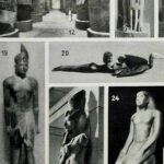 carte ancienne Égypte, planche originale années 1930