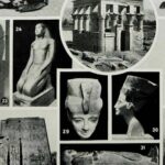 carte ancienne Égypte, planche originale années 1930