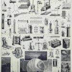 planche ancienne électricité, illustration scientifique années 1930