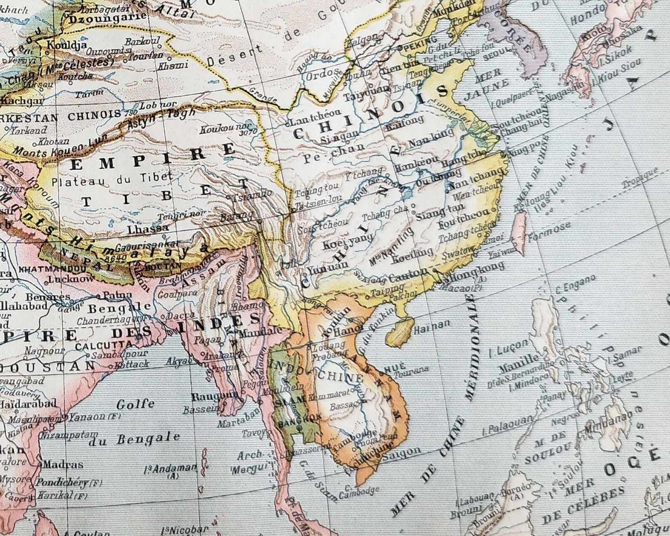 asie, un continent de contrastes et de cultures (1897)