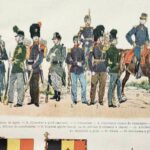 belgique, le cœur de l’europe, planche originale de 1897