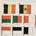 belgique, le cœur de l’europe, planche originale de 1897