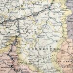 belgique, le cœur de l’europe, planche originale de 1897