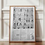 les pratiques sportives illustrées en 1948, 6 planches originales