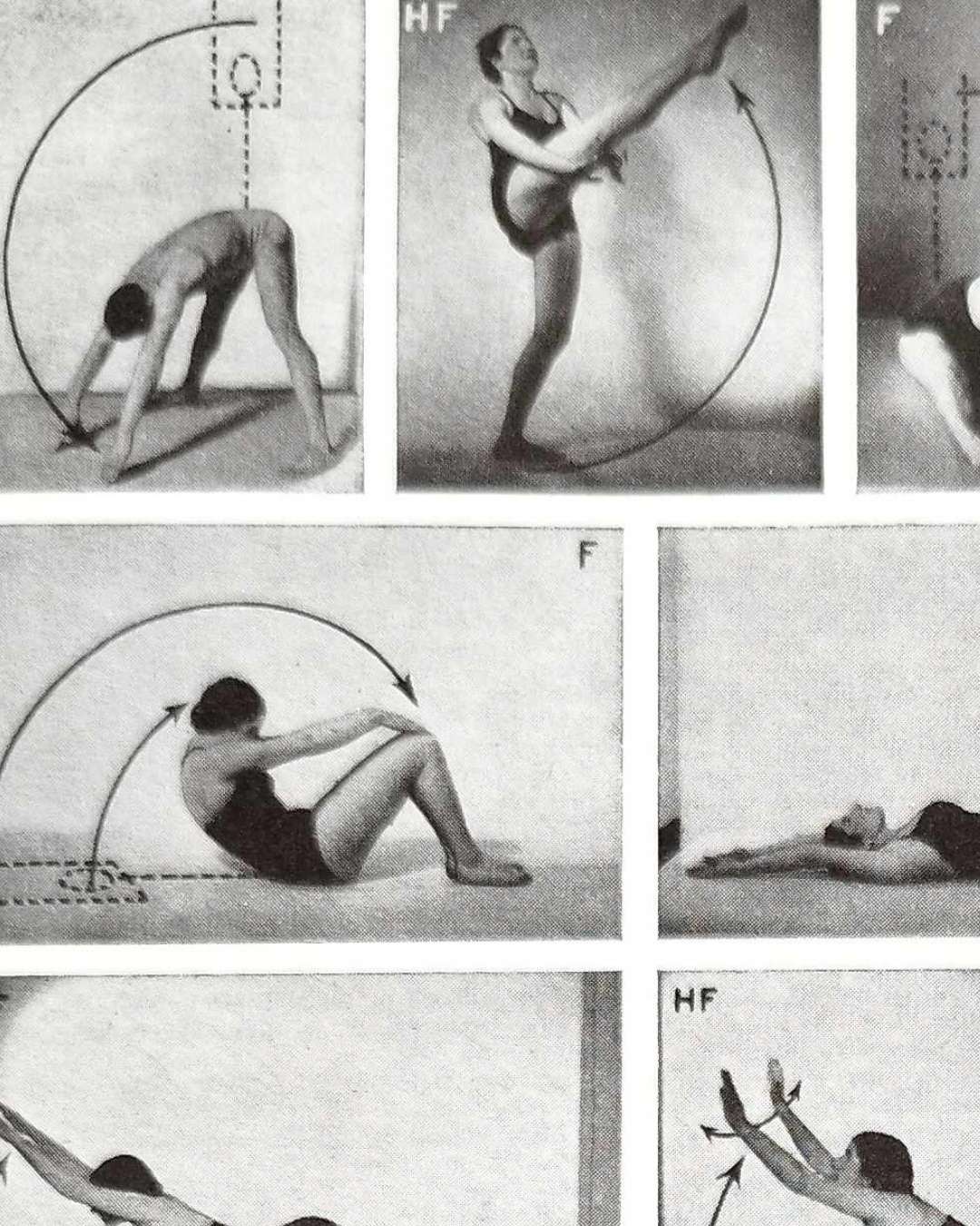 les pratiques sportives illustrées en 1948, 6 planches originales