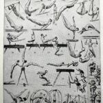 les pratiques sportives illustrées en 1948, 6 planches originales