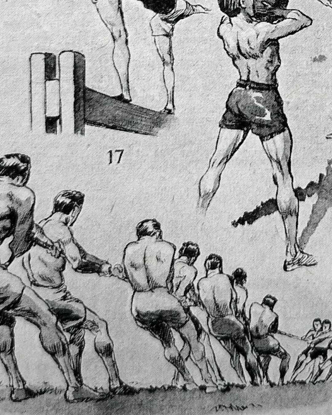 les pratiques sportives illustrées en 1948, 6 planches originales