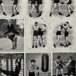 les pratiques sportives illustrées en 1948, 6 planches originales