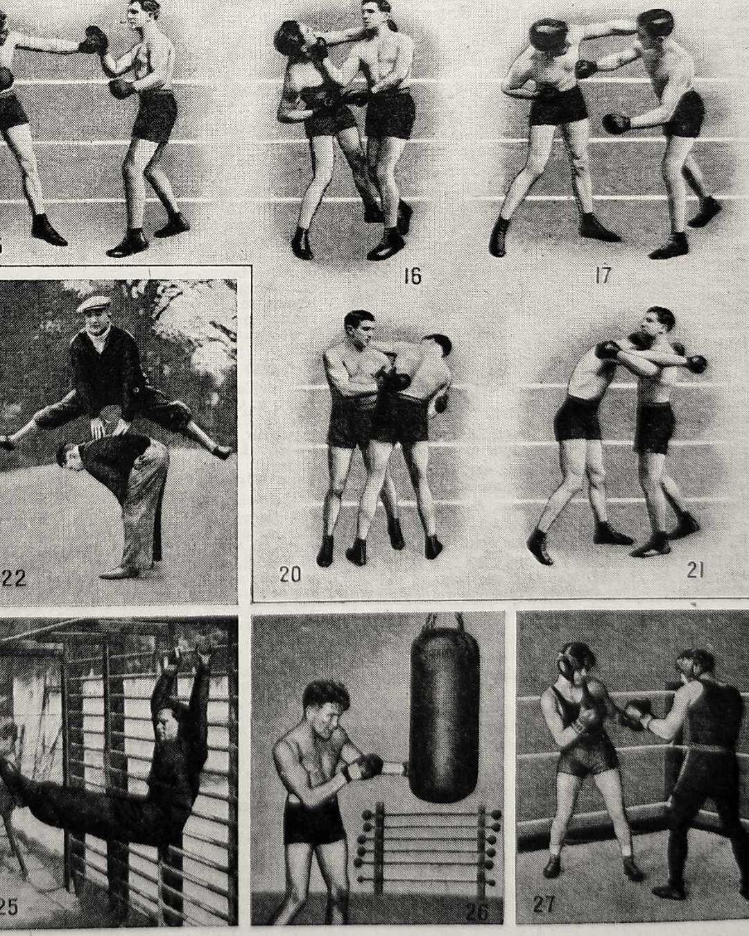 les pratiques sportives illustrées en 1948, 6 planches originales