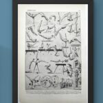 les pratiques sportives illustrées en 1948, 6 planches originales