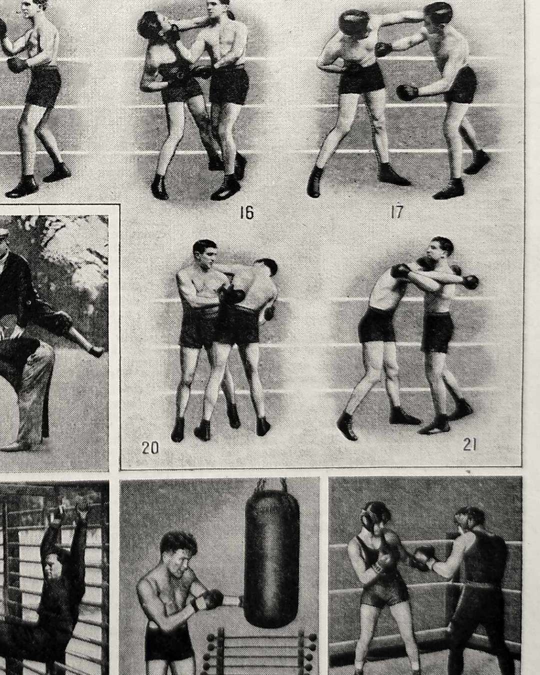 les pratiques sportives illustrées en 1948, 6 planches originales