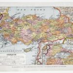 turquie carte économique 1939, anatolie cappadoce, détroits bosphore