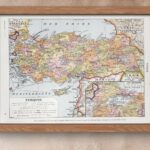 turquie carte économique 1939, anatolie cappadoce, détroits bosphore