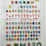 l'art du blason : une planche encyclopédique de 1948