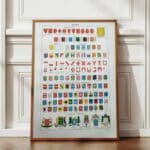 l'art du blason : une planche encyclopédique de 1948