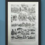 cavalerie française, évolution historique, planche originale 1948