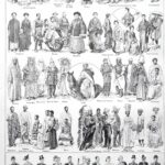 costumes traditionnels ii du gentilhomme en 1630 au costume de sport en 1938, et dans le monde, planche originale 1948