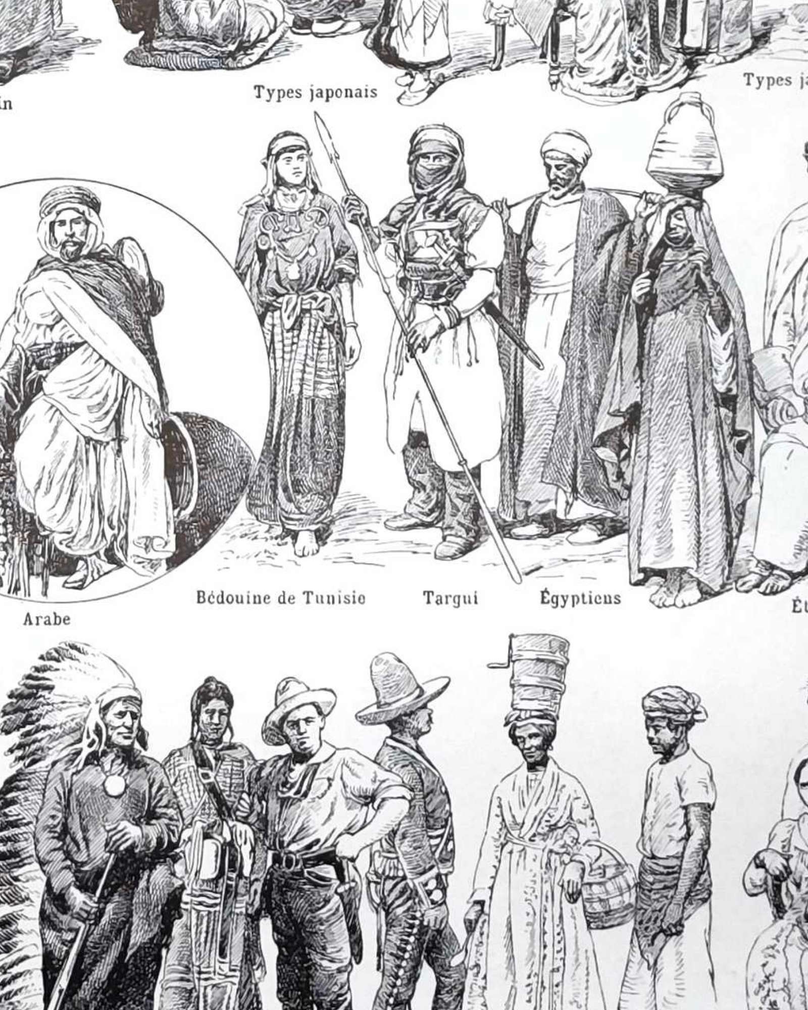 costumes traditionnels ii du gentilhomme en 1630 au costume de sport en 1938, et dans le monde, planche originale 1948
