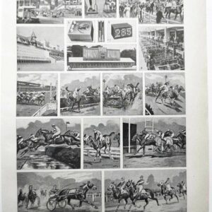 les courses hippiques, les compétitions en 1948
