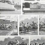 les courses hippiques, les compétitions en 1948