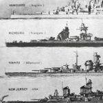 la flotte de cuirassés et de navires militaires emblématiques 1948