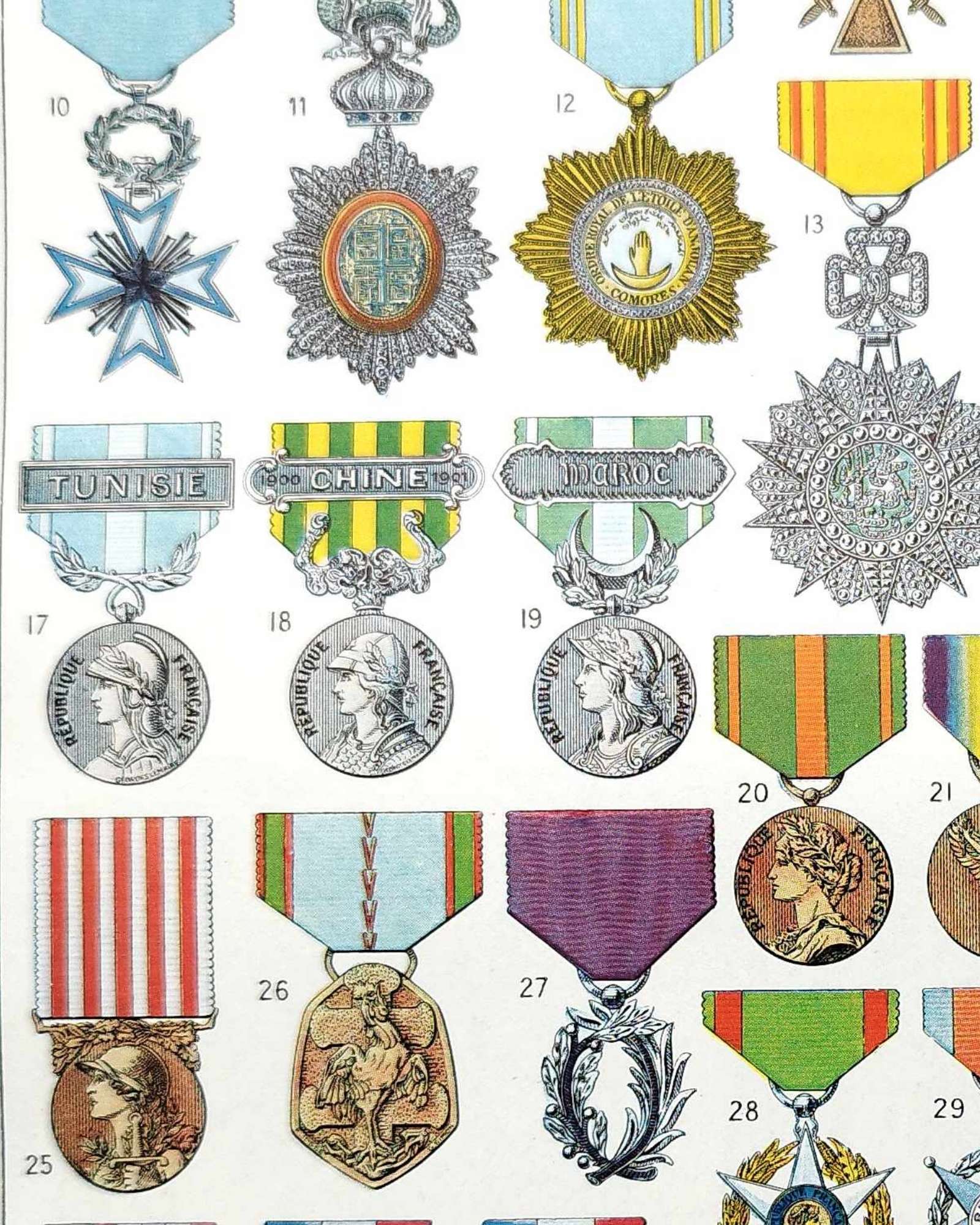 décorations et distinctions honorifiques , planche 1948