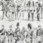 planche illustrée originale des tenues portées par les gendarmes