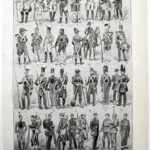 génie, uniforme et tenues, planche originale de 1948